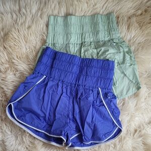 FP Movement by Free People Athletic Shorts in Blue and Green